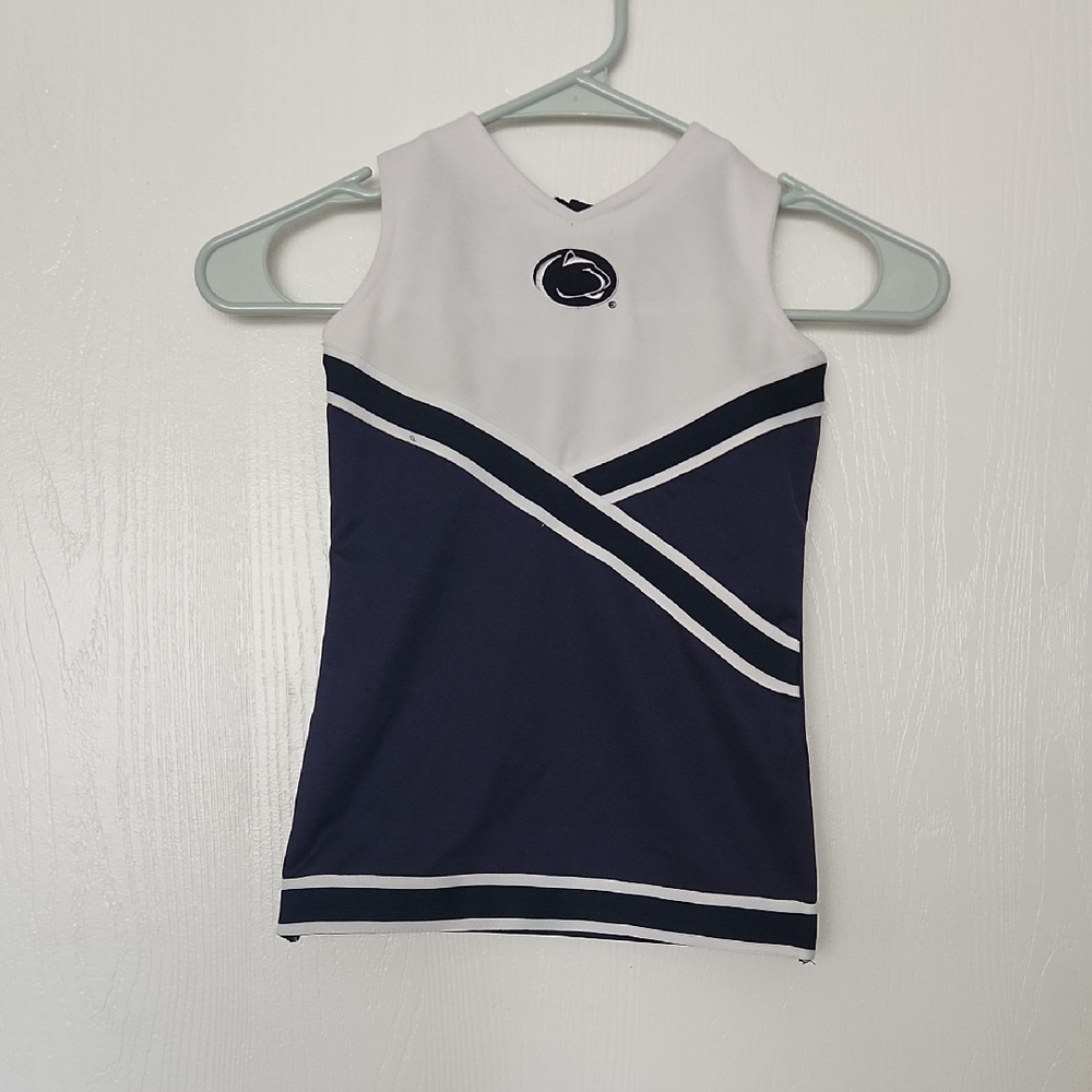 Penn State Toddler Girls Navy and White Cheer Dress